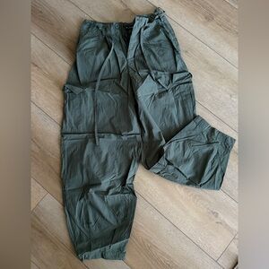PrettyLittleThing Women's Olive Cargo Joggers